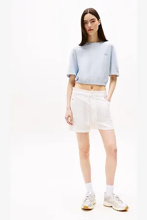 Tommy Hilfiger Paperbag Shorts With Linen