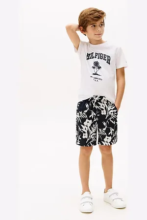 Tommy Hilfiger Floral Print Poplin Shorts