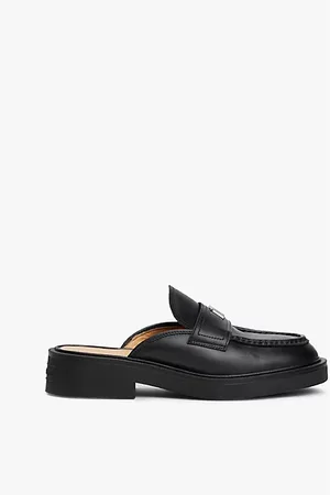 Tommy Hilfiger Leather Loafer Mules