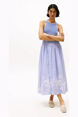Tommy Hilfiger Broderie Anglaise Maxi Dress