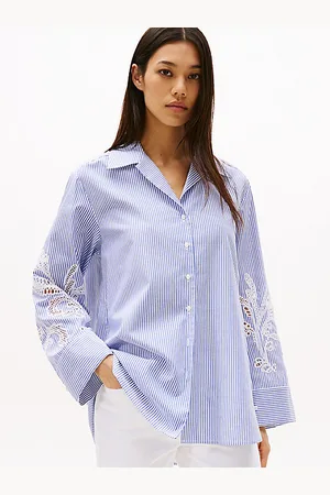 Tommy Hilfiger Relaxed Fit Broderie Anglaise Blouse