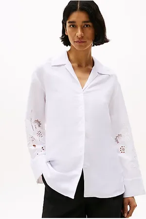 Tommy Hilfiger Relaxed Fit Broderie Anglaise Shirt