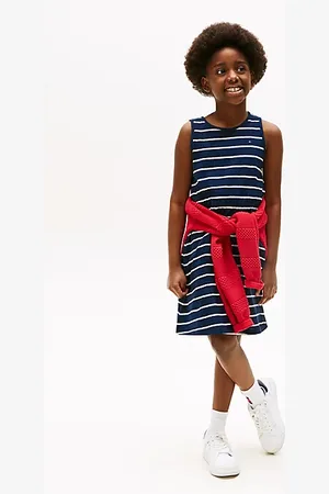 Tommy Hilfiger Linen Blend Sleeveless Dress