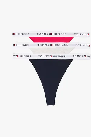Tommy Hilfiger 3-Pack Repeat Logo Tanga Thongs