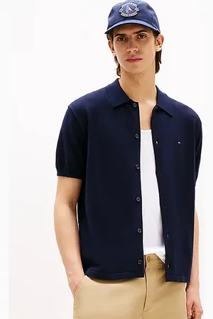 Tommy Hilfiger Regular Fit Knit Short Sleeve Overshirt