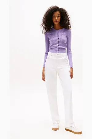 Tommy Hilfiger Layla White Slim Straight Leg Jeans