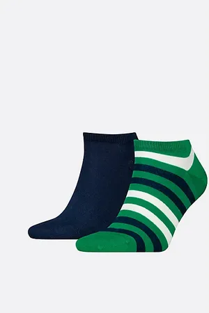 Tommy Hilfiger 2-Pack Duo Stripe Trainer Socks