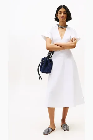 Tommy Hilfiger The Runway Collection Slim Midi Shirt Dress