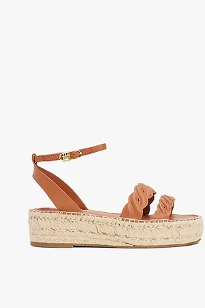 Tommy Hilfiger Leather Embossed Espadrilles