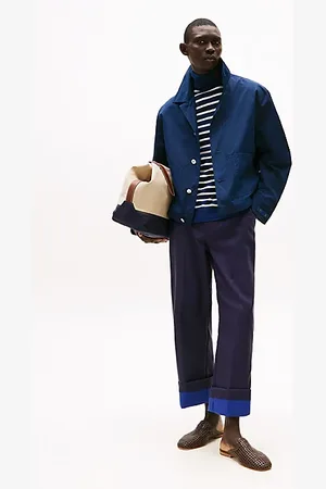 Tommy Hilfiger The Runway Collection Oversized Cropped Turn-Up Chinos