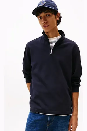Tommy Hilfiger Waffle Knit Quarter-Zip Jumper