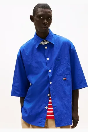 Tommy Hilfiger The Runway Collection Oversized Crinkle Shirt