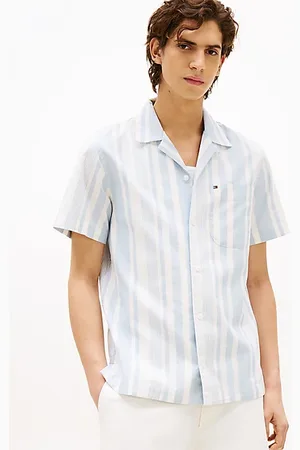 Tommy Hilfiger Regular Fit Stripe Short Sleeve Shirt
