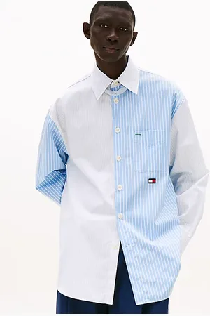 Tommy Hilfiger The Runway Collection Oversized Mixed Stripe Shirt