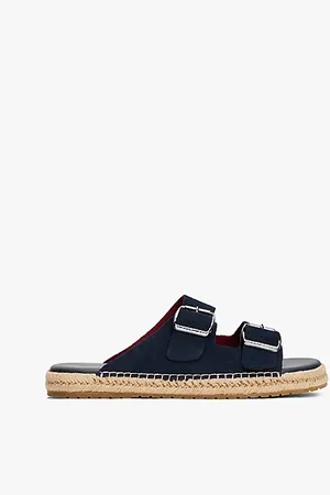 Tommy Hilfiger Suede Flexible Sole Buckle Sandals