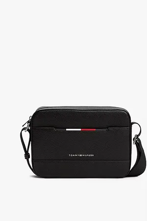 Tommy Hilfiger Metal Logo Crossbody Reporter Bag