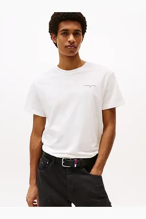 Tommy Hilfiger Linear Logo Slim Crew Neck T-Shirt