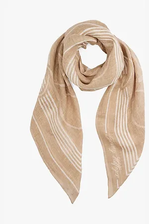 Tommy Hilfiger Pure Linen TH Monogram Square Scarf