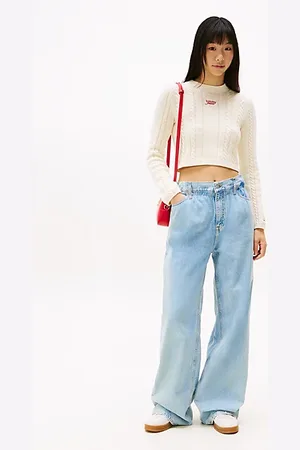 Tommy Hilfiger Paperbag Loose Straight Leg Jeans