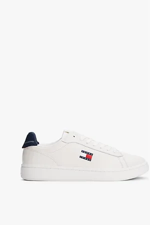 Tommy Hilfiger Leather Archive Court Trainers