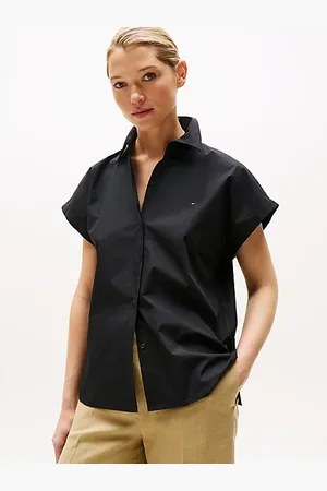 Tommy Hilfiger Relaxed Fit Short Sleeve Poplin Shirt
