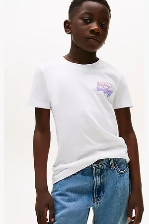 Tommy Hilfiger Graffiti Logo Print T-Shirt
