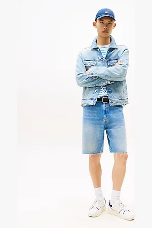 Tommy Hilfiger Isaac Relaxed Straight Leg Denim Shorts