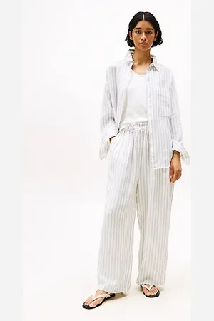 Tommy Hilfiger Pure Linen Wide Leg Shorts
