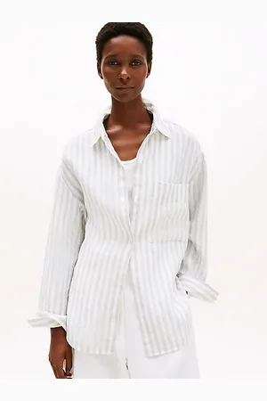 Tommy Hilfiger Oversized Fit Linen Shirt