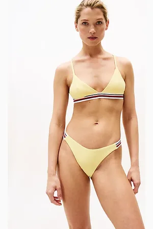 Tommy Hilfiger Global Stripe High Cut Bikini Bottoms