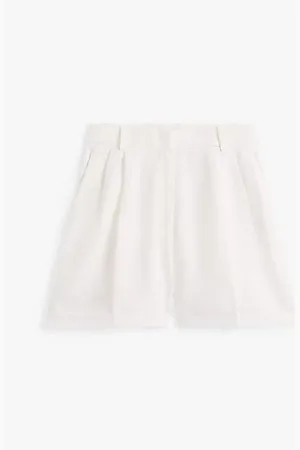 Tommy Hilfiger Linen Blend Pleated Shorts