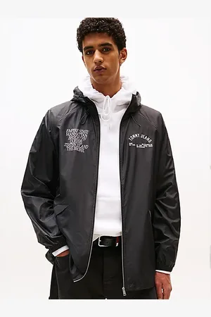 Tommy Hilfiger Water Resistant Back Logo Relaxed Windbreaker