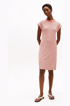 Tommy Hilfiger Ribbed Midi T-Shirt Dress