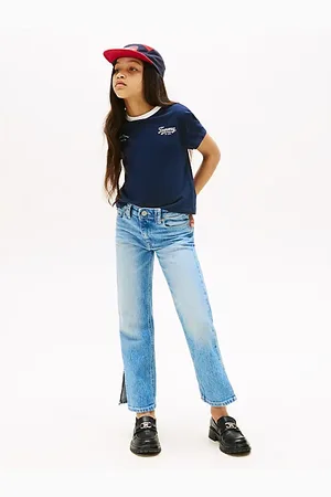 Tommy Hilfiger Straight Leg Faded Girlfriend Jeans