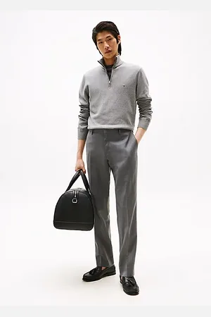 Tommy Hilfiger Pure Wool Twill Pressed Crease Trousers