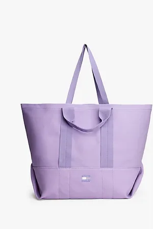 Tommy Hilfiger Tonal Logo Canvas Tote Bag