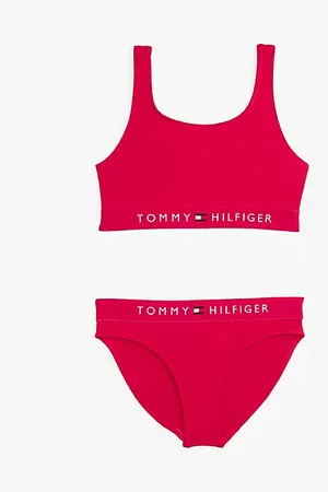 Tommy Hilfiger Original Logo Bralette Bikini Set