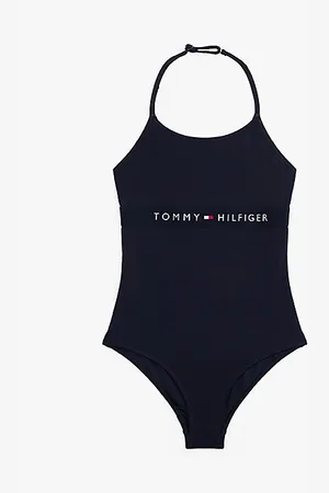 Tommy Hilfiger Original Logo Halterneck Swimsuit