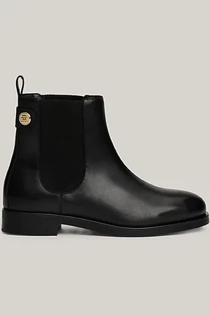 Tommy Hilfiger Leather Stud Chelsea Boots