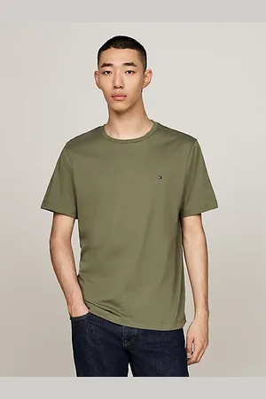 Tommy Hilfiger Flag Embroidery Crew Neck T-Shirt