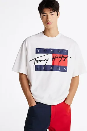 Tommy Hilfiger Flag Logo Jersey T-Shirt