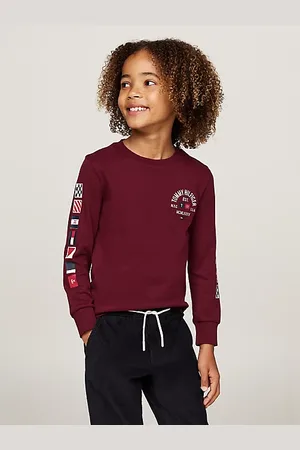 Tommy Hilfiger Flag Logo Long Sleeve T-Shirt