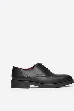 Tommy Hilfiger TH Monogram Leather Derby Shoes