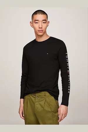 Tommy Hilfiger Long Sleeve Logo Slim T-Shirt