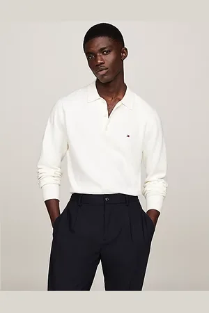 Tommy Hilfiger Polo Collar Jumper with Cashmere