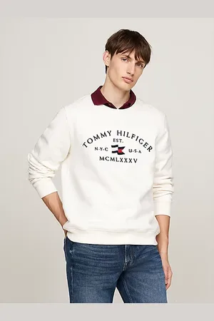 Tommy Hilfiger Logo Embroidery Crew Neck Sweatshirt