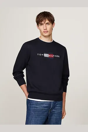 Tommy Hilfiger Logo Embroidery Crew Neck Sweatshirt
