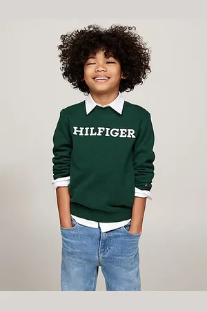 Tommy Hilfiger Hilfiger Monotype Crew Neck Jumper