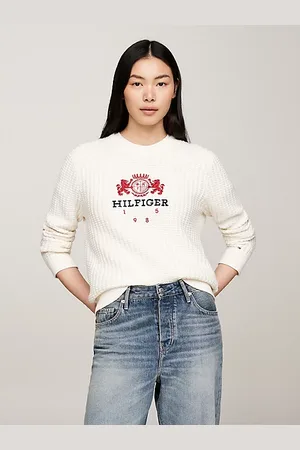 Tommy Hilfiger Embroidery Waffle Knit Jumper