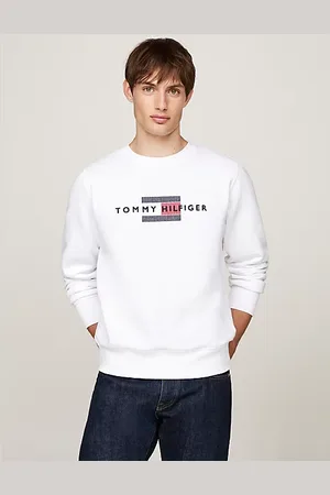Tommy Hilfiger Logo Embroidery Crew Neck Sweatshirt